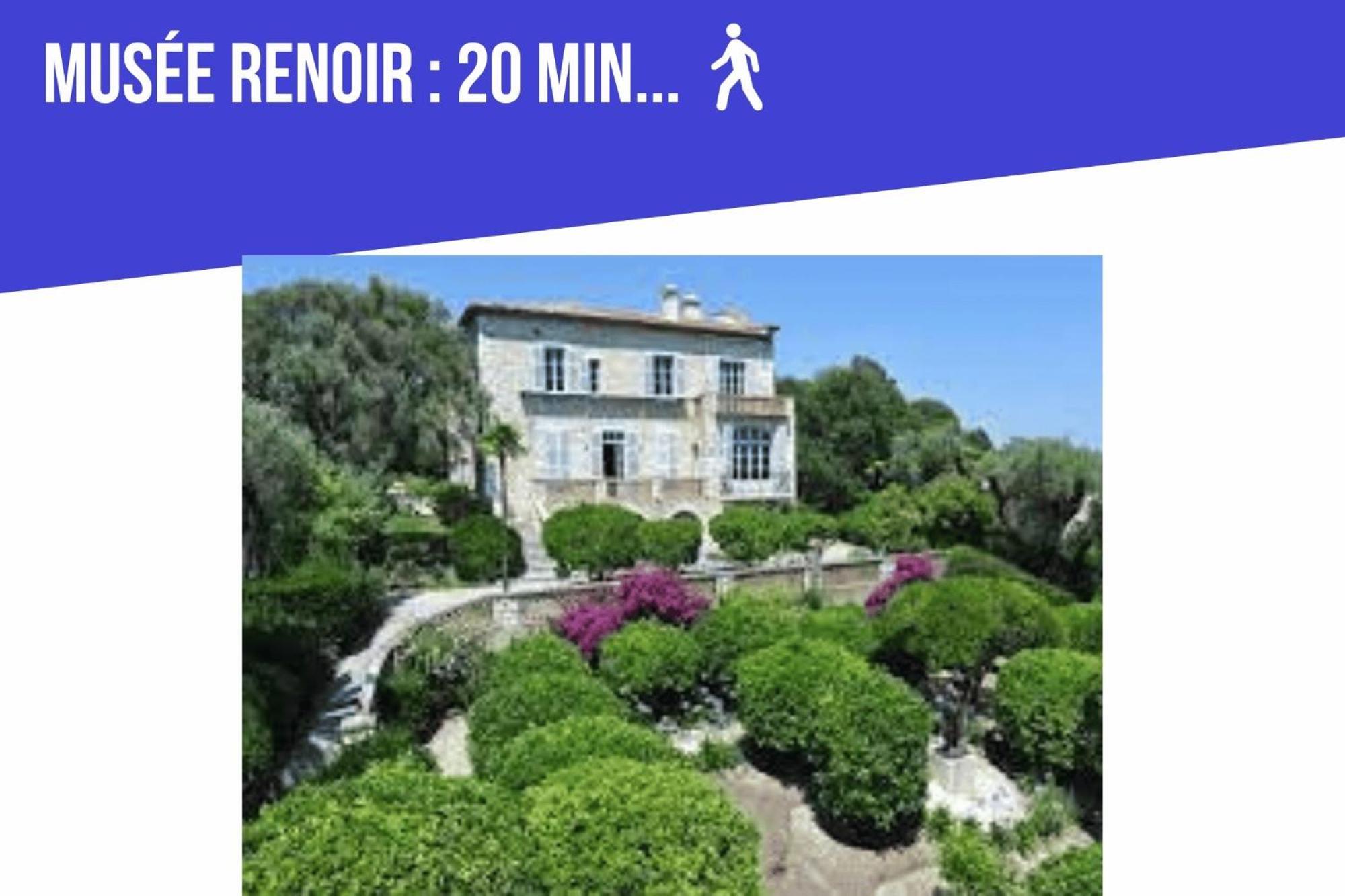 Апартаменты Bed & Breakfast Les Hauts De Cagnes Vue Mer Et Montagne Экстерьер фото