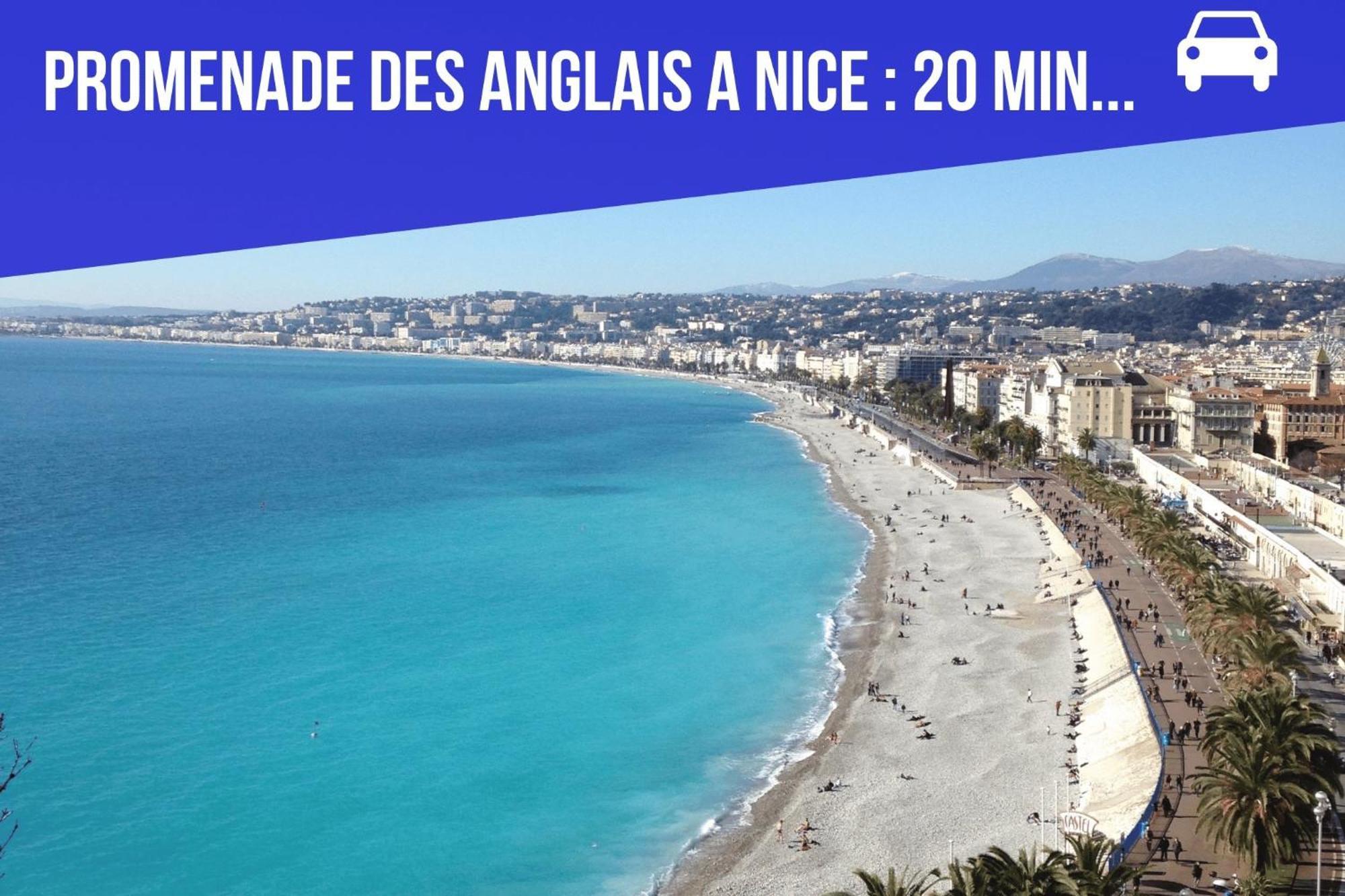 Апартаменты Bed & Breakfast Les Hauts De Cagnes Vue Mer Et Montagne Экстерьер фото
